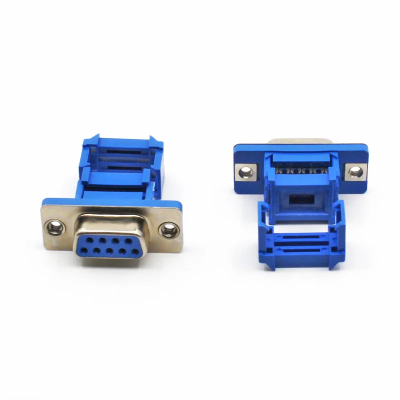 2pcs D-SUB DIDC 9 15 25 Pin DB9 DB15 DB25 Male Female Head line pressing type connector D SUB DIDC-9P 15P 25P Connector