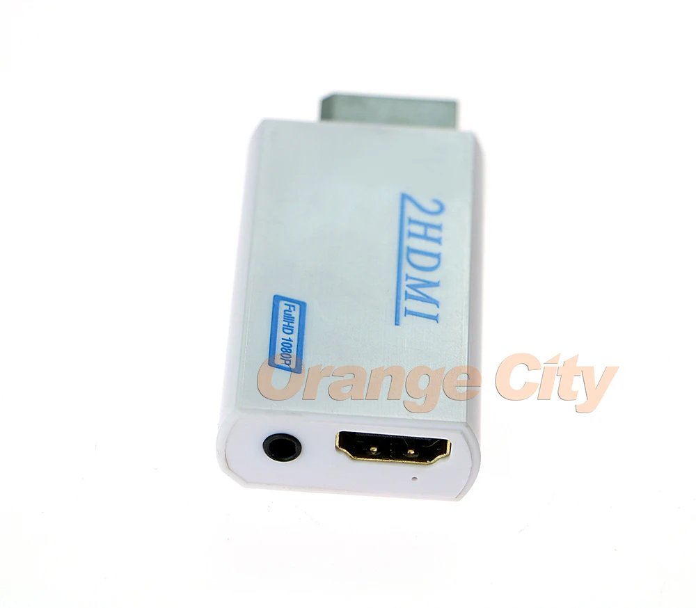 Hot Sale Support 720P 1080P Original For Wii to HDMI-compatible Adapter Converter 3.5mm Audio For HDTV Wii2HDMI-compatible