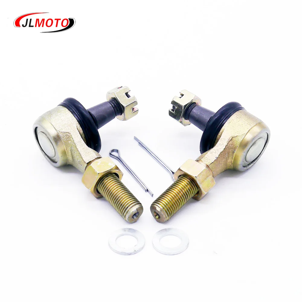 1 Pair M12 LH&RH Hand Thread Steering Tie Rod End Fit For Kawasaki KFX450R Suzuki R450 Yamaha Raptor YFZ450R YFM700 660 SF 500x6