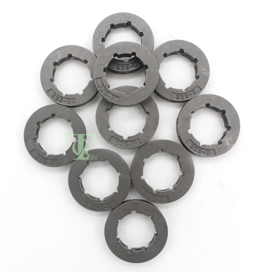 Mini roda dentada de corrente estriada, roda dentada de corrente compatível com husqvarna 325 340 345 xp 346 350 351 353 355 peças de motosserra