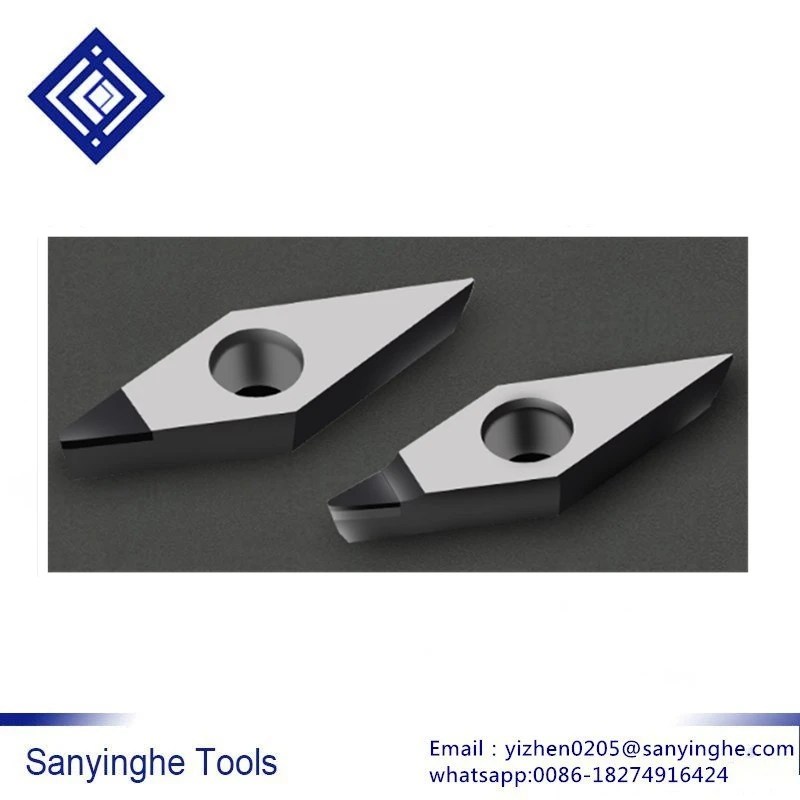 

2pcs/lots PCD/CBN Diamond Inserts cnc carbide turning inserts cnc blade lathe tool VCMT1103/1604