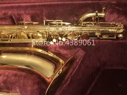 Jupiter JBS-593 GL Brand Musical Instrument E Flat Baritone Saxophone Brass Gold Lacquer Pearl Button Saxophone With Canvas Case