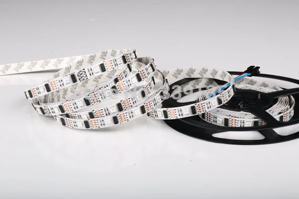 

5050 smd rgb led strip ws2801 pixel digital light;32leds/m with 32pcs WS2801 IC, DC5V, white PCB, non-Waterproof IP20