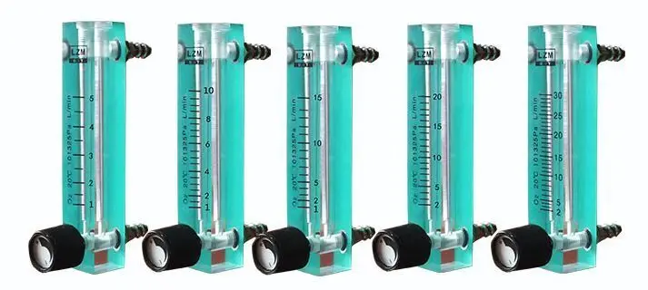 LZB Series Square Oxygen Flowmeter Flow Meter With Control Valve for Oxygen Air