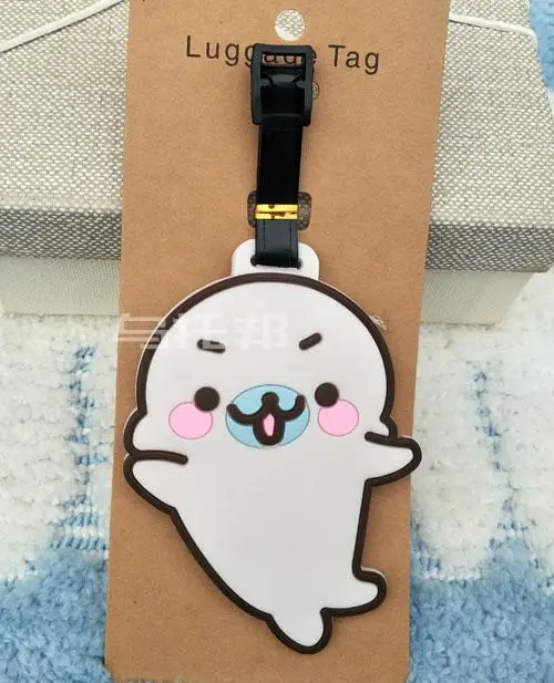 Whale Anime Travel Accessories Luggage Tag Suitcase ID Address Portable Tags Holder Baggage Label Gifts New