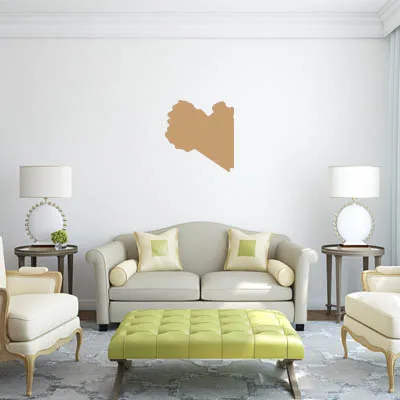 

Libya map Globe Earth Country wall vinyl sticker custom made home decoration fashion design