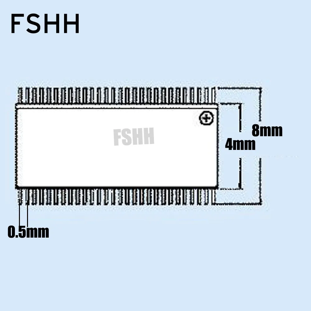 プログラマー用アダプターピッチ,bqsop40,FP-40-0.5,clamshell,ssop40,CH-DP (t), SSOP40-DIP40, 0.5mm幅,4mm, 8mm