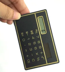 Slim Credit Card Cheap Solar Power Pocket Calculator Novelty Small Travel Compact wholesale