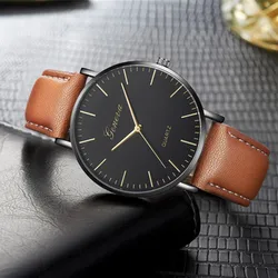 Man Watch 2022 Ultra Thin Men Watches Top Brand Luxury Fashion Casual Quartz Wristwatch Geneva Watch Men Hour Relogio Masculino