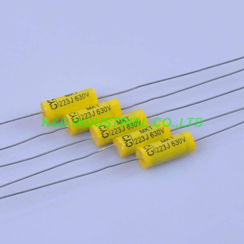 10 pz Vintage Radio Tubolare In Poliestere Condensatore Assiale 0.022 uf 223 630 v Del Tubo Amp