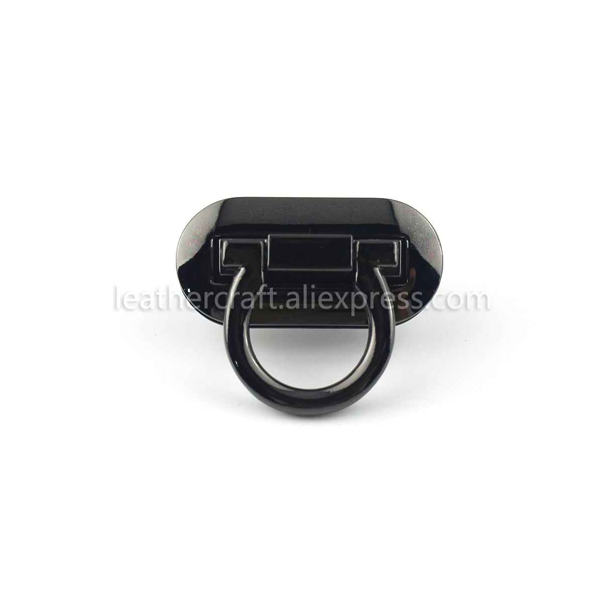 1x Metall-Taschenverschluss Ovaler Klappverschluss Schnallen Druckverschluss Lederhandwerk Damen-Taschenzubehör Geldbörsen-Handtaschen-Accessoires – Detail 9