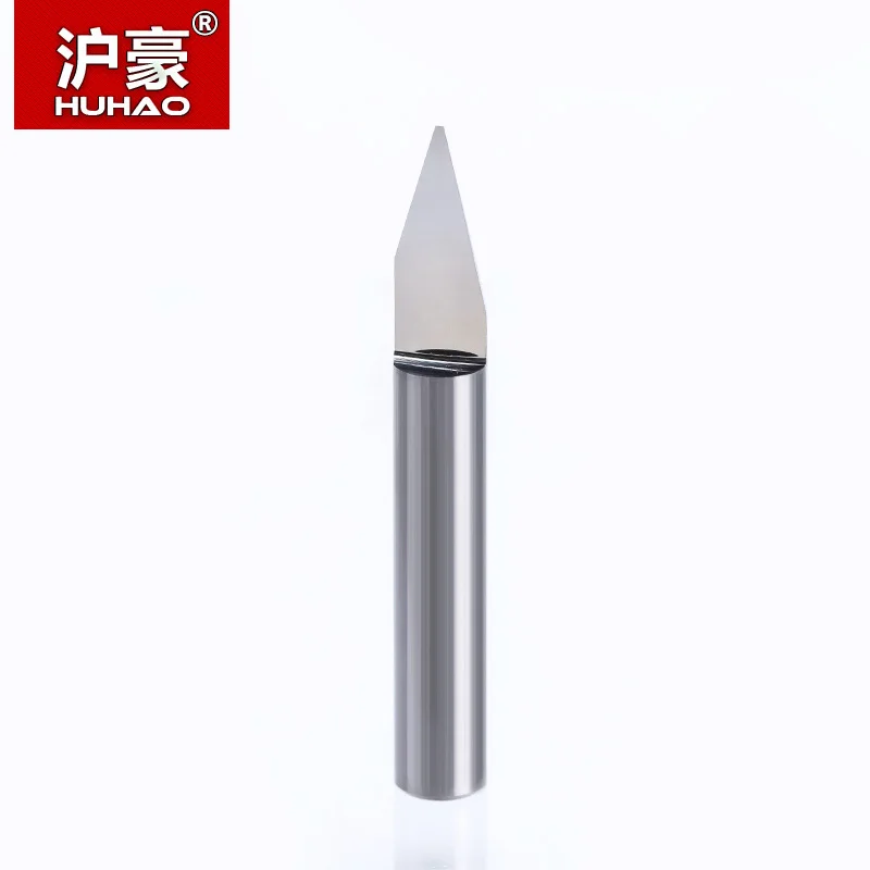 Huhao 1Pcs 4Mm Graveerbits Precisie Slijpen V-Vorm Carbide Pcb Frees Cnc Router Bit Machine Accessoires