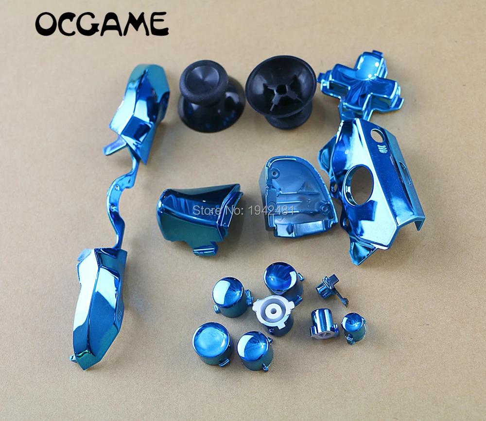 

OCGAME high quality Chrome d pad Full Set Buttons Kits Repair Parts Trigger for Xbox One Controller Elite Limited edition