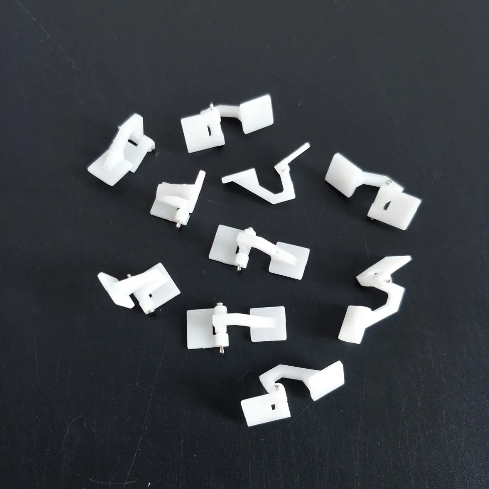 10Pcs RC Plane Airplane Hatch Door Canopy Hinge Connecting Adapting Hinges Adapter Mini Hatch Hinge  For Aileron Parts