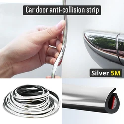 5M Car Door Protector Anti-Collision Strip Seal Door Edge Anti-Scratch Sticker Car Body Safety Protection Styling Moulding