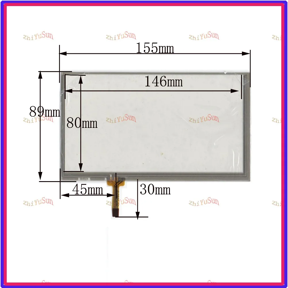 

NEW 6.4inch 064024 4lines resistance touch screen panel 155mm*89mm TouchSensor FreeShipping 155*89 for HSD062IDW1