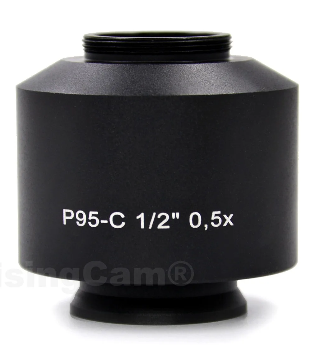 P95 Fokussierbar 0,5 X standard Mikroskop kamera C mount adapter kompatibel für Zeiss trinocular mikroskop – Detail 2