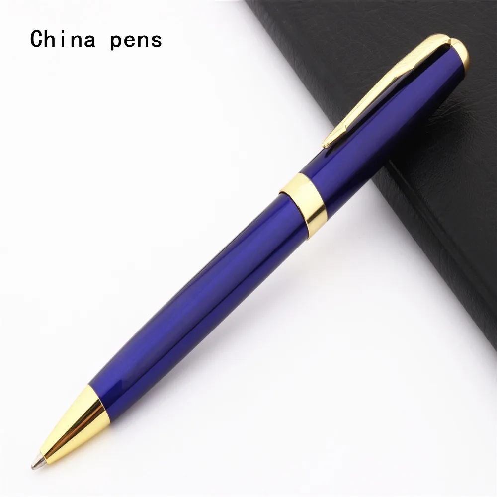 Luxury quality 388 Blue Colour School student office Medium Nib Ballpoint Pen New