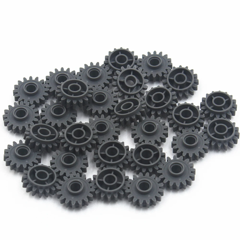 MOC Building Blocks Self-Locking BricksTechnical parts 30pcs GEAR WHEEL Z16 DIA4.9 compatible with Lego 6542b  for Kids Boys Toy