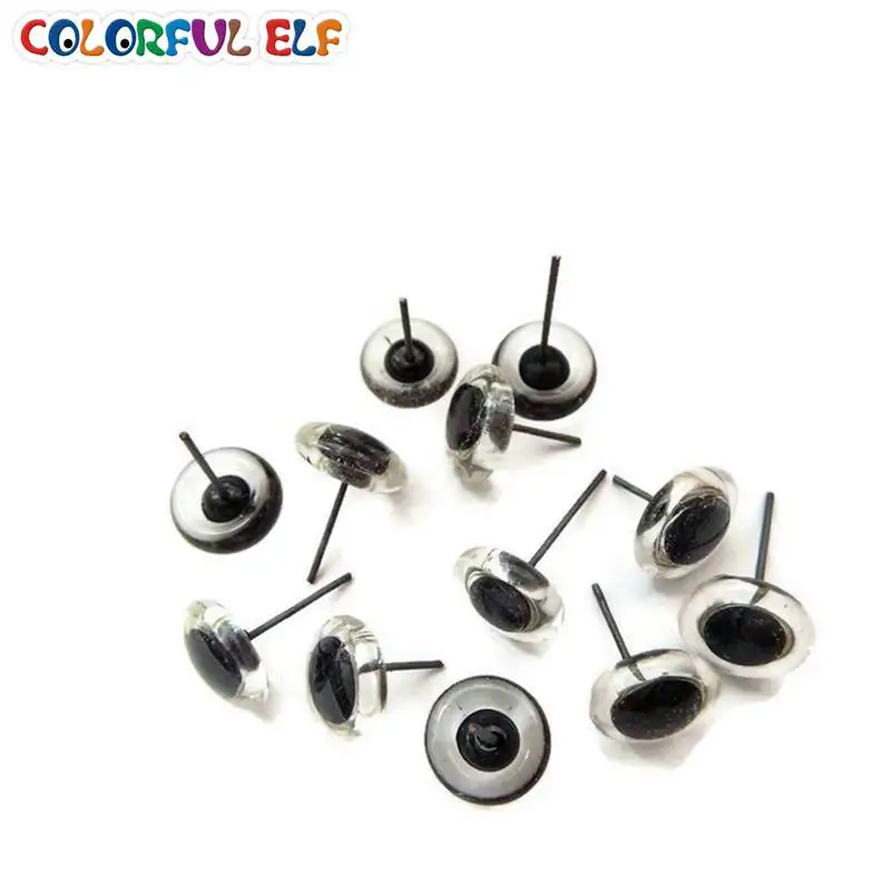 100pcs 2-12mm Glass Eyes For Animal Doll Free Shipping Clear Glass Eyes On Wire Pins