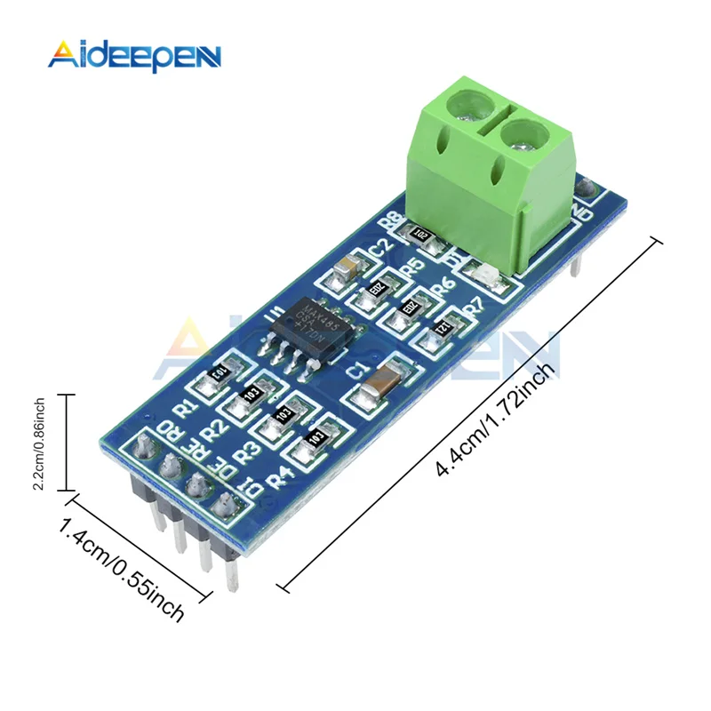 10Pcs/lot DC 5V MAX485 Module RS-485 TTL to RS485 MAX485CSA Converter Module For Arduino Microcontroller Development Accessories