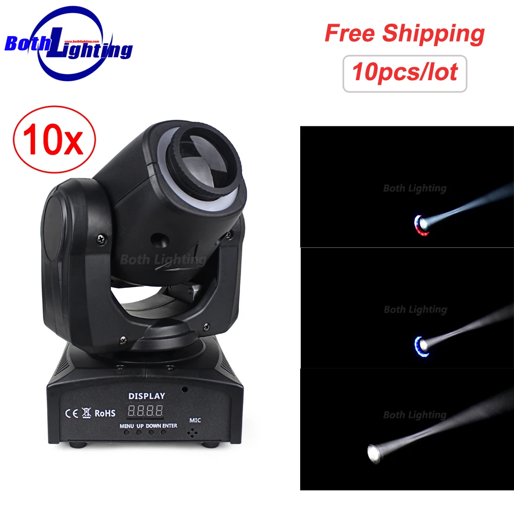 

Stage Beam Light 30W Mini LED DMX gobo Moving Head Spot Light Club DJ Stage Lighting Party Disco Moving heads Light