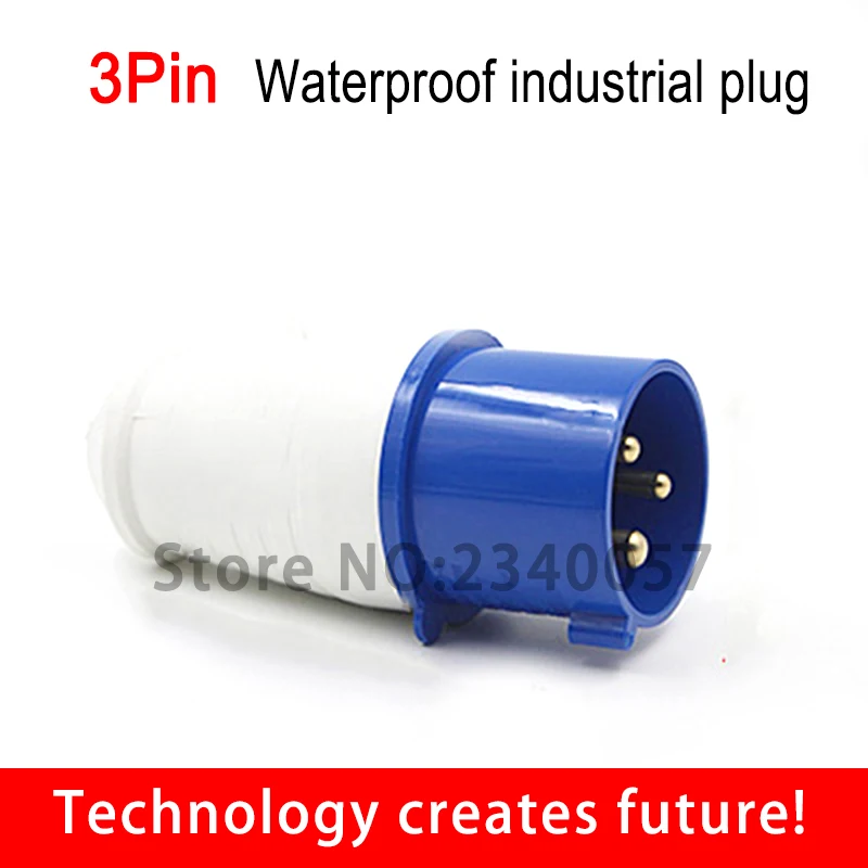 3 Pin 16A/32A Chống Nước Điện Kết Nối Ổ Cắm Điện 240V Công Nghiệp Ổ Cắm Cắm 16 AMP Ổ Cắm Cổng Kết Nối