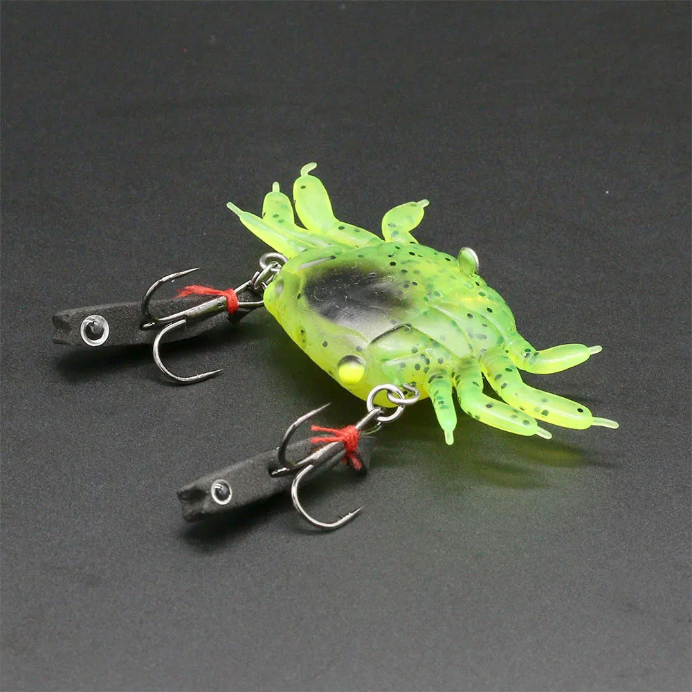 New arrival 4.5cm/ 5.4g  6.5cm/13g  8cm/34.5g soft lure vivid sea crab with lead inside for sea fishing