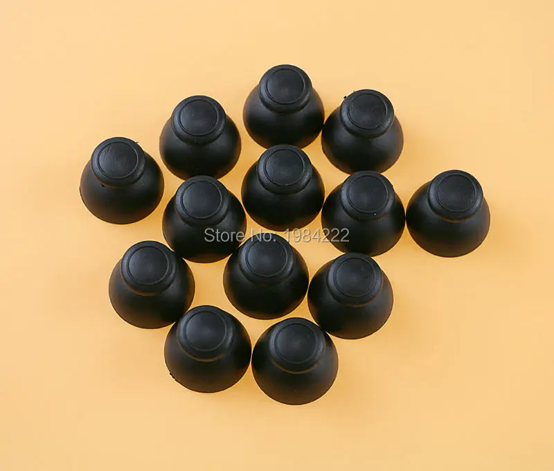 10pcs/lot black Thumbstick Joystick Cap Mushroom Caps for Wii Nunchuck Controller Second Generation classic controller