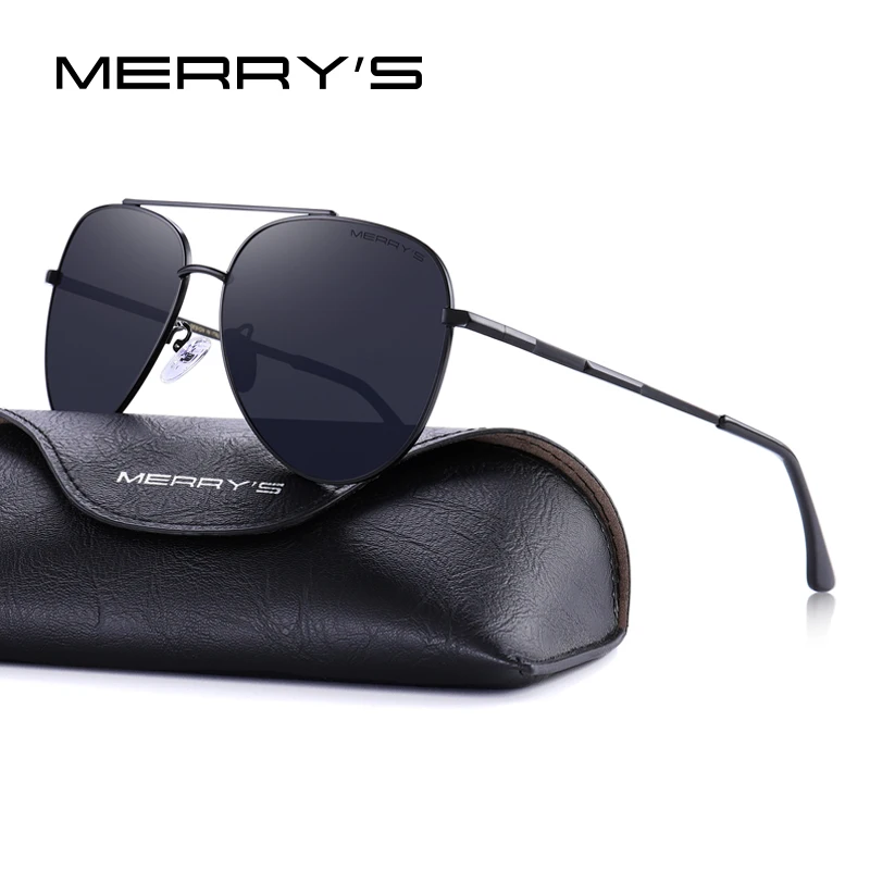 MERRYS DESIGN Men Classic Pilot Sunglasses Aviation Frame HD Polarized Sunglasses For Men Driving UV400 Protection S8138