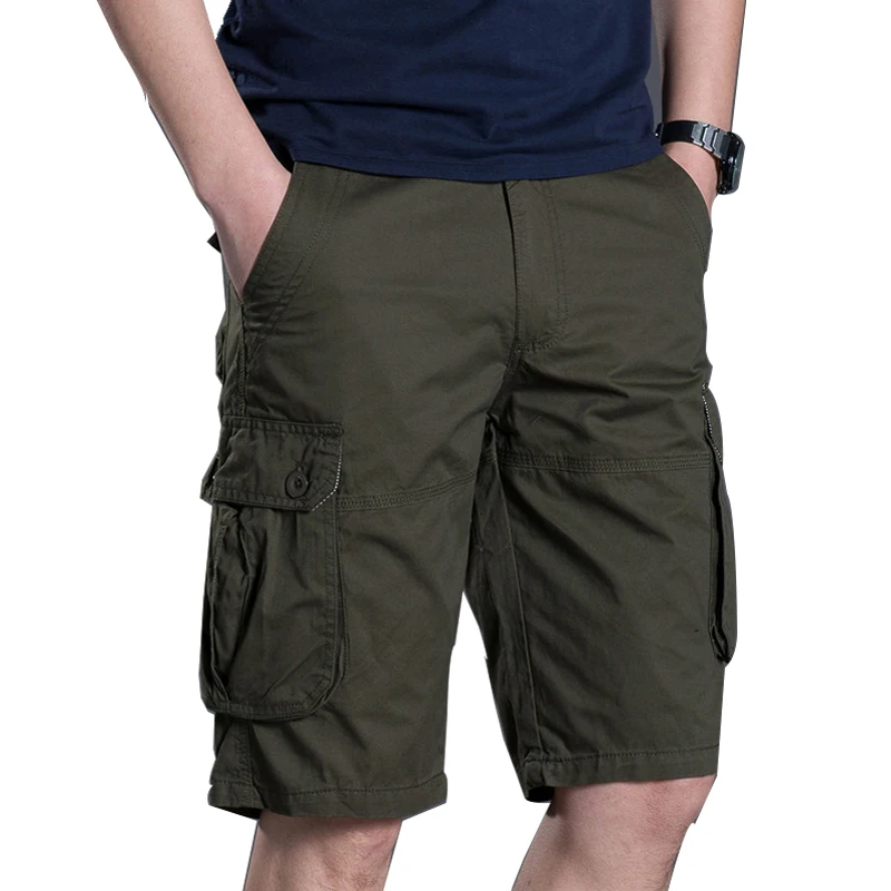 Cargo Shorts Mannen Zomer Toevallige Multi-Pocket Shorts Hip Hop Mannen Joggers Algehele Militaire Korte Broek Joggingbroek Plus Size 38