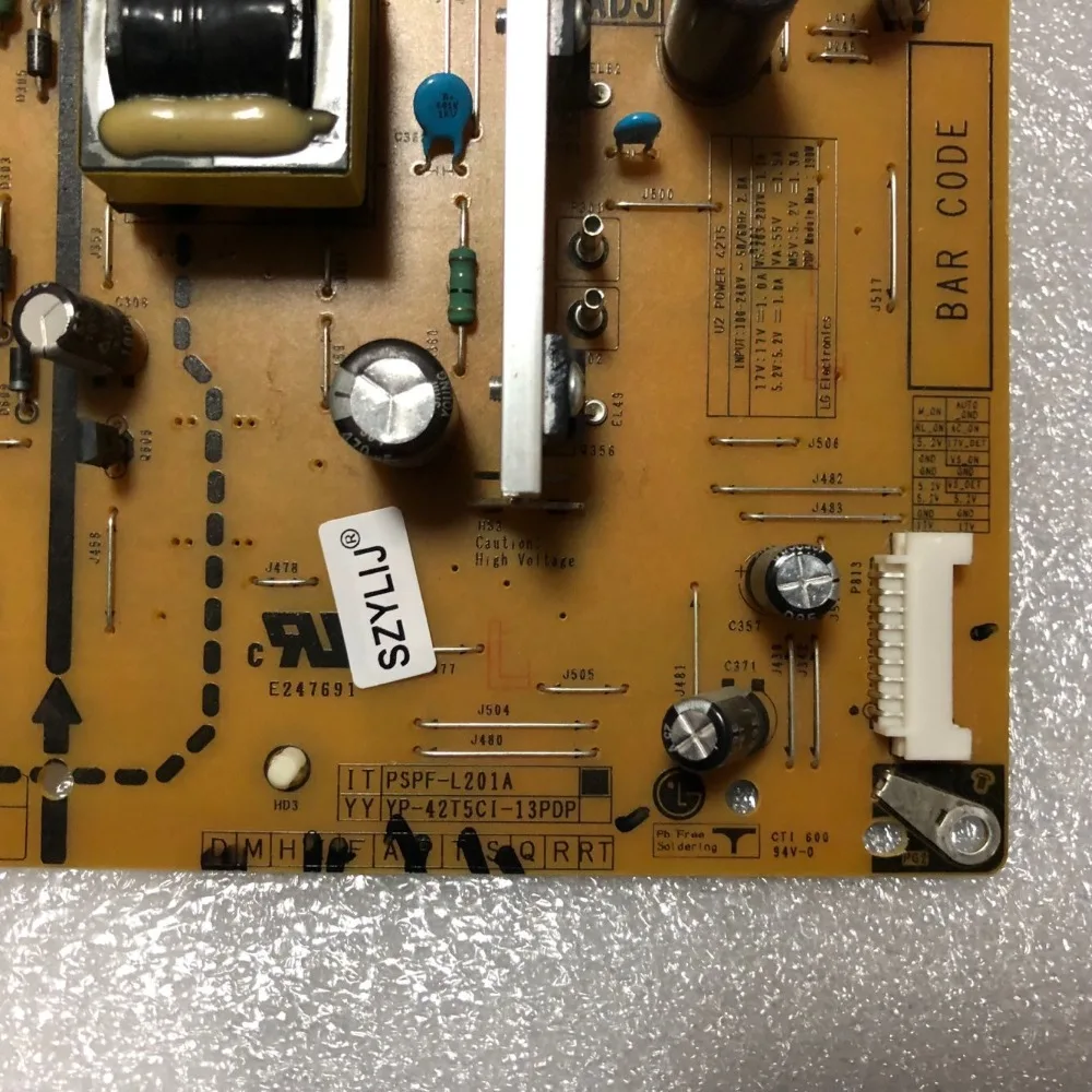 Boa qualidade fonte de alimentação EAY62812401 42PN460H-CA EAX64932801 PSPF-L201A 3PCR00220A LOCAL