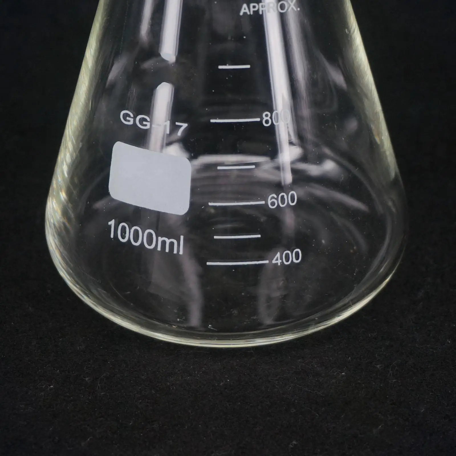 1000ml Quickfit 24/29 Joint Lab Conical Flask Erlenmeyer Boro Glass Graduated