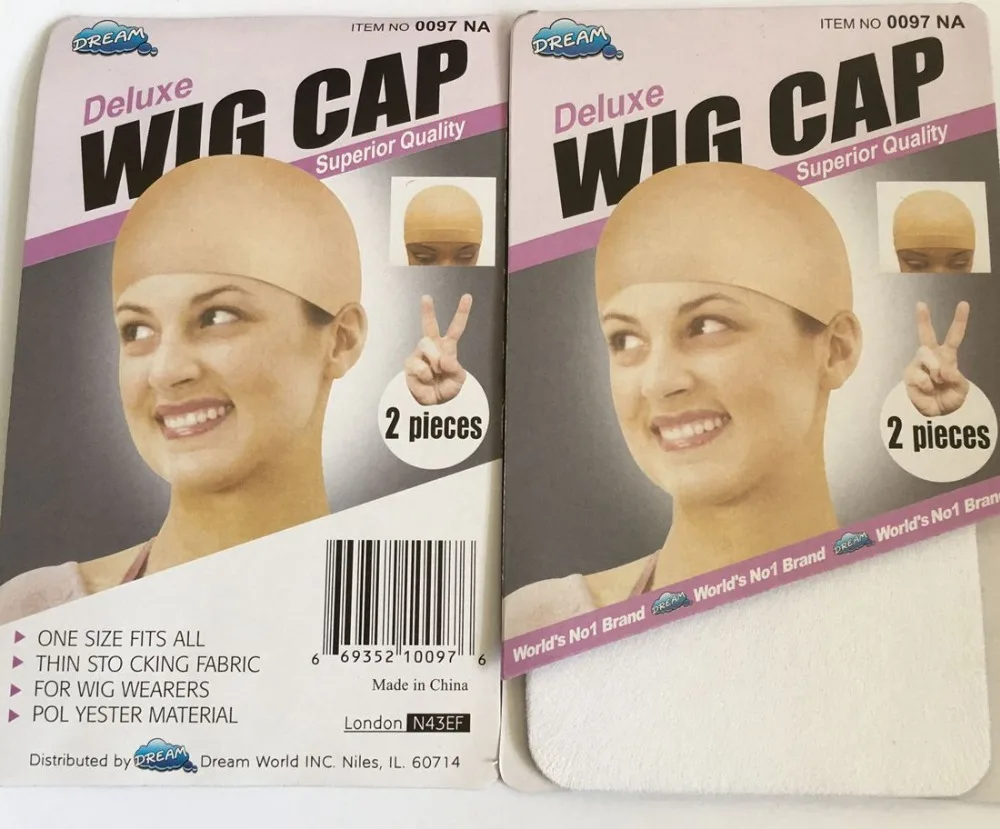 10 Stück braune Perückenkappen, Haarnetze, Haarnetze zum Weben von Perücken, dehnbare, elastische Haarnetze, 5 Farben, 2 Stück/Packung – Detail 1