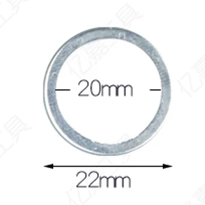 7個30mm〜25.4mm鋸刃変換リング25.4mm〜20.0mm丸鋸刃用切り替えリング20mm〜16mm。厚さ1.2mm