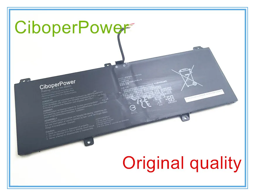 Original New Battery Pack  for C22N1626 2ICP5/40/115-2 7.7V 4 cell