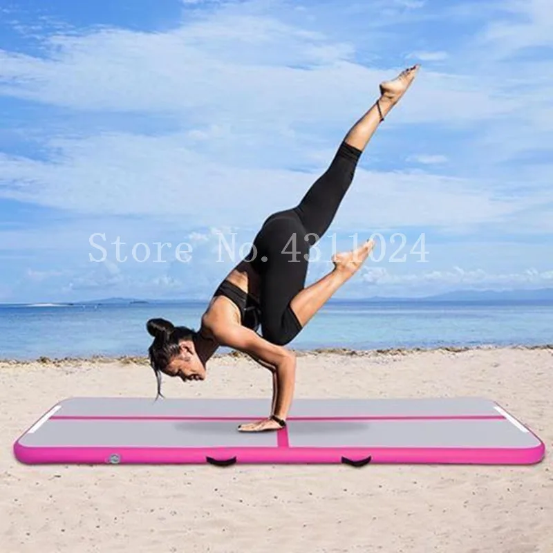 

Free Shipping&Pump 3x1x0.1m Inflatable Gym Mat Air Floor Tumbling Track Gymnastics Cheerleading Mat Trick Pad For Taekwondo Gym