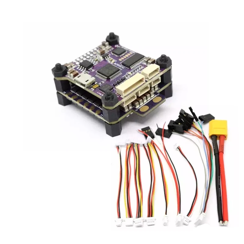 

Flycolor Raptor S-Tower 30A 4 in 1 ESC Electronic Speed Controller 2-4 S Support Dshot600 + F3 flight Controller + OSD