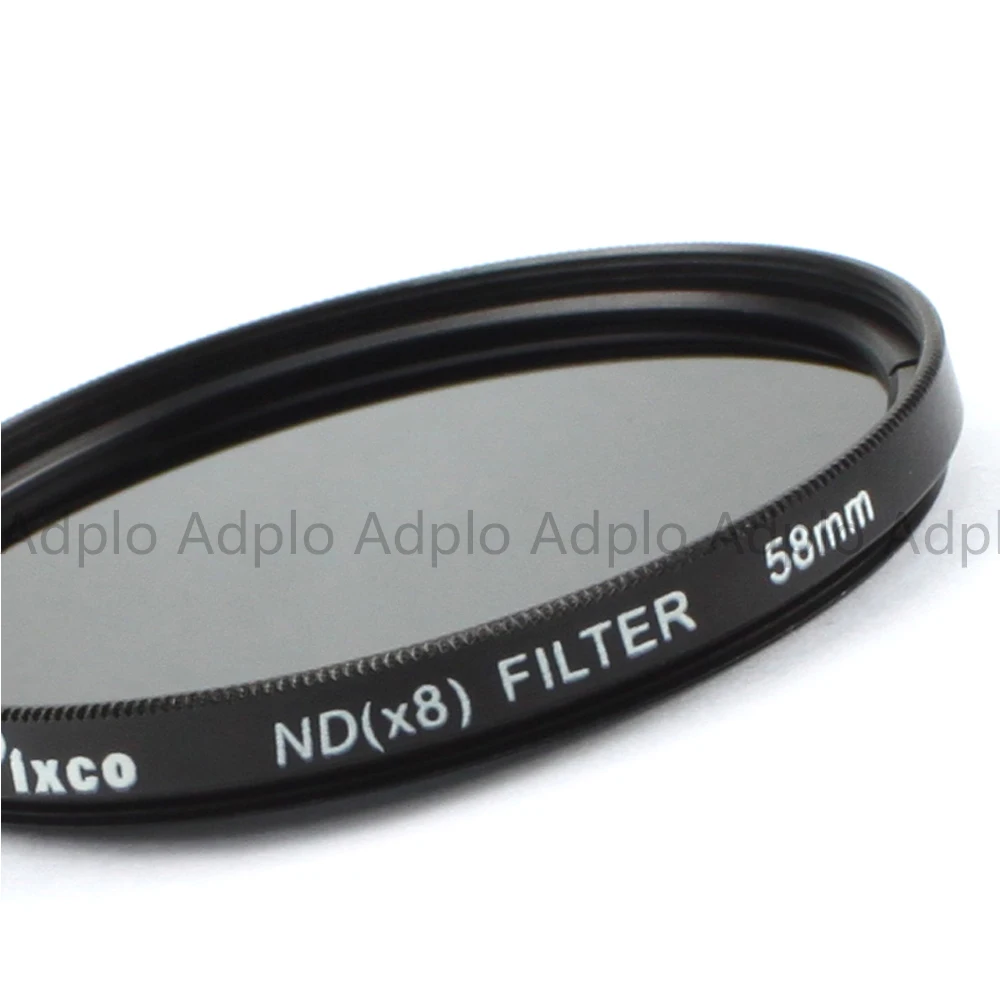 Pixco 58mm 58 Neutral Density ND8 Filter Suit For C anon Nik on Camera