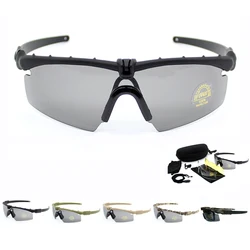 Hunting Tactical Glasses Color Bullet Shooting Goggles Outdoor Photochromic Glasses 3.0 Ballistic Polarization Glasses