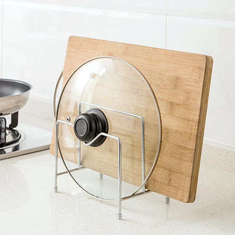 TUUTH из нержавеющей стали, подставка для кастрюль, крышка, подставка для разделочных блоков, держатель для домашнего применения, товары для кухонных аксессуаров