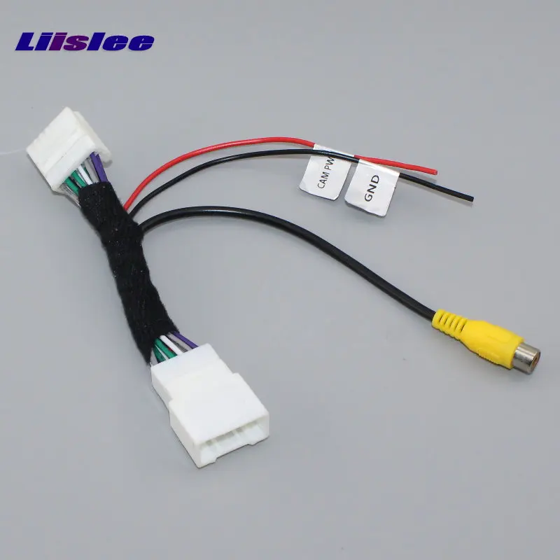 12 Pins Car Camera RCA Adapter Connector Wire Cable For Mazda 3 Axela Sedan 2013 2014 2015 2016 Rear View Connecting