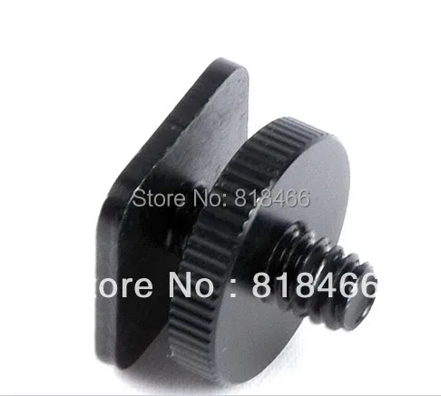 1/4นิ้ว One Nut Mount Adapter สำหรับสกรูขาตั้งกล้องและกล้อง DSLR แฟลชรองเท้าร้อน10Pcs