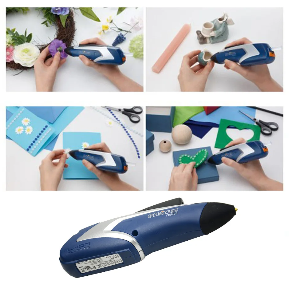 

NEO1 Germany Mini Portable Rechargeable Cordless Hot Melt Glue Gun Handwork Repair Tools Handicrafts for Kids Glue Pen