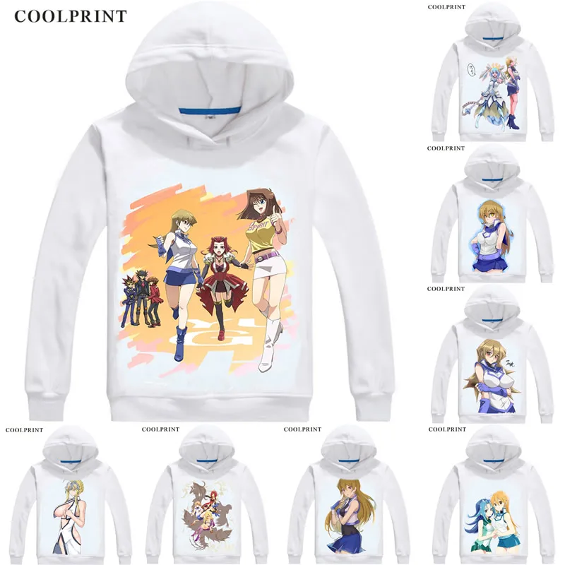 Tenjouin Asuka Alexis Rhodes Mens Hoodies Yu-Gi-Oh GX Duel Monsters Generation Next Men Sweatshirt Streetwear Anime Long Hooded