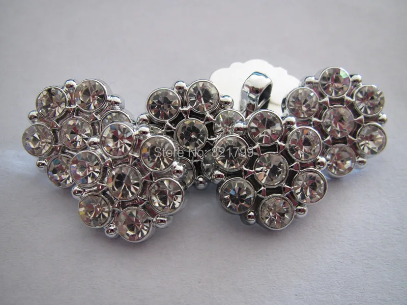 

1.8cm flower button silver shank button Point oil abs rhinestones button silver plastic gold button 300 pcs