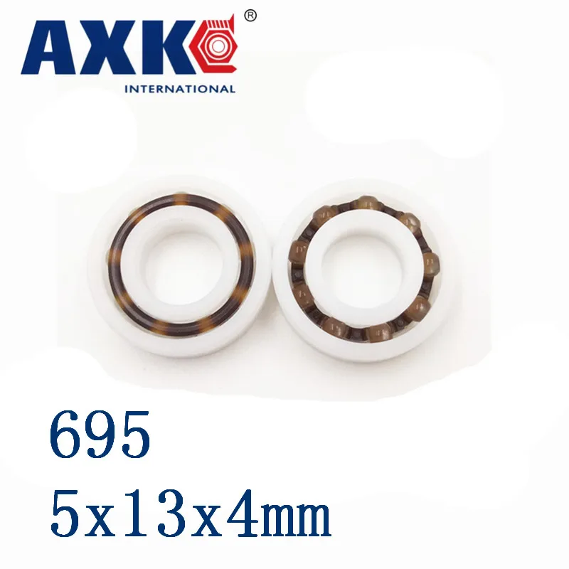 10PCS Plastic Ball Bearings 5x13x4mm Glass Balls 5*13*4mm Real Rodamientos Thrust Bearing Axk 695 Pom Hot Sale 2025