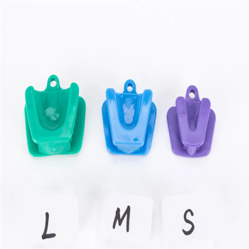 50 pcs Mouth Prop Bite Blocks dental mouth prop S M L size Mouth opener orthodontic intraoral lip Occlusal Pad