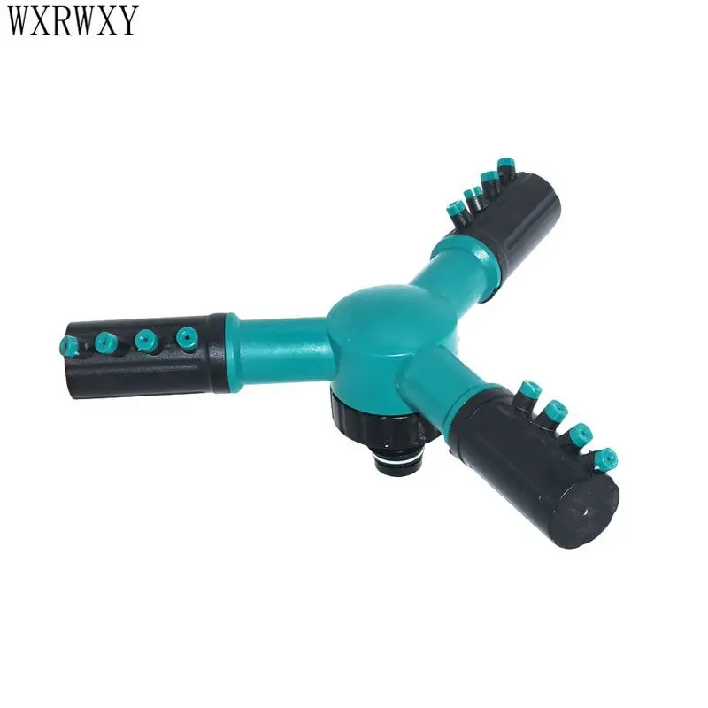 Water nozzle Three-arm Garden Sprinkler Watering Head Lawn 3 Nozzle Water Sprinkler Garden Sprinklers Water Durable Rotary 1pcs