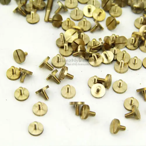 

50 Pcs New French Horn Euphonium Baritone Tuba Repair Parts Screws Piston Screw